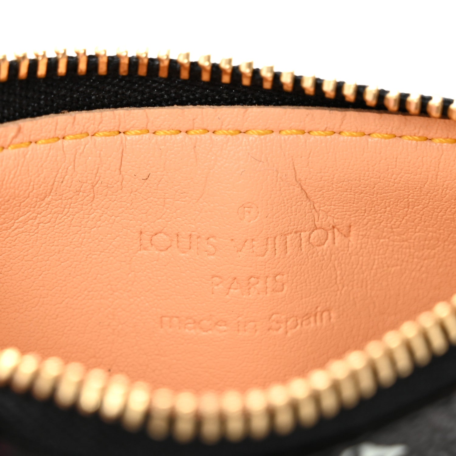 Louis Vuitton Monogram Multicolor Key Pouch Black 6 of 10