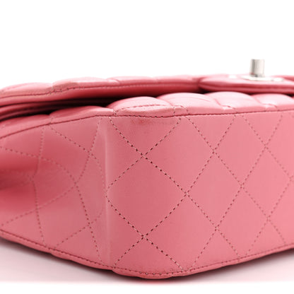 Chanel Lambskin Quilted Medium Double Flap Pink 9 of 12