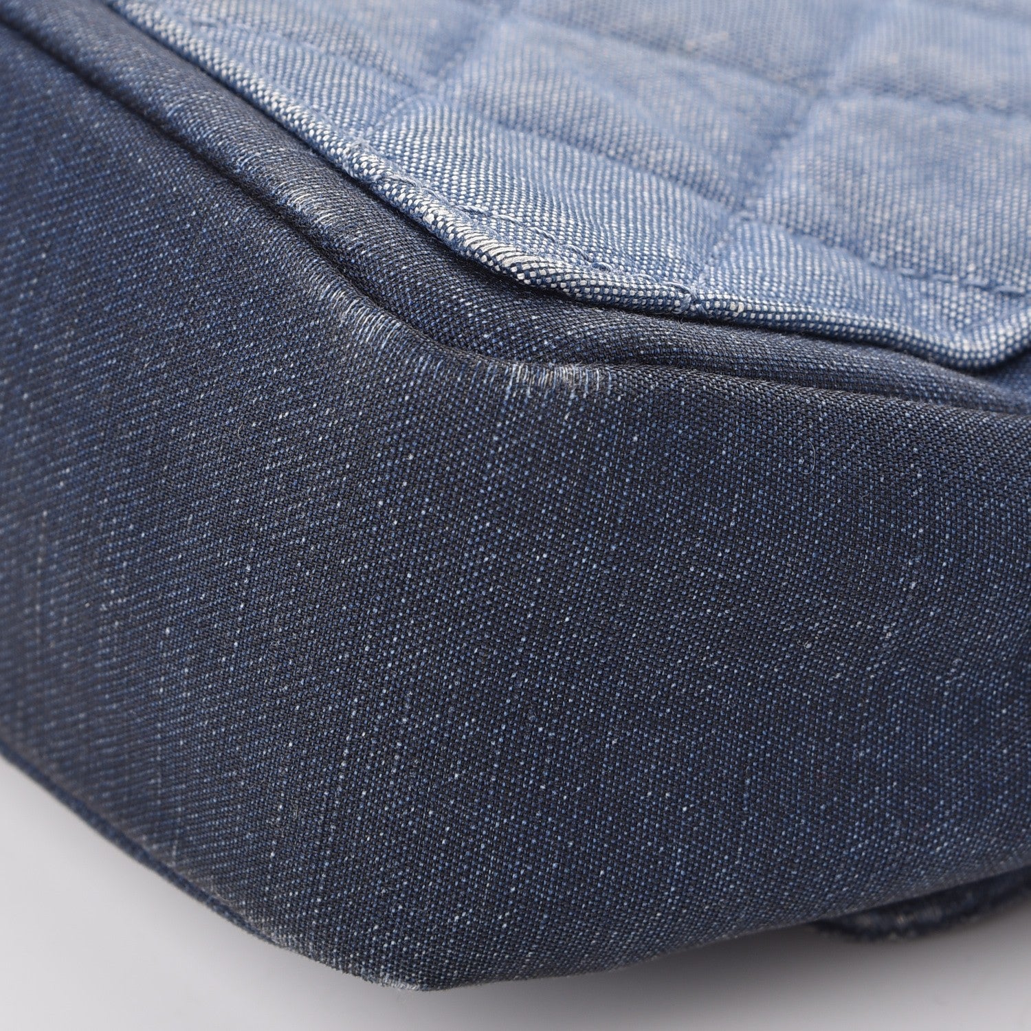 Chanel Denim Quilted Small Medallion Flap Light Blue 13 of 16