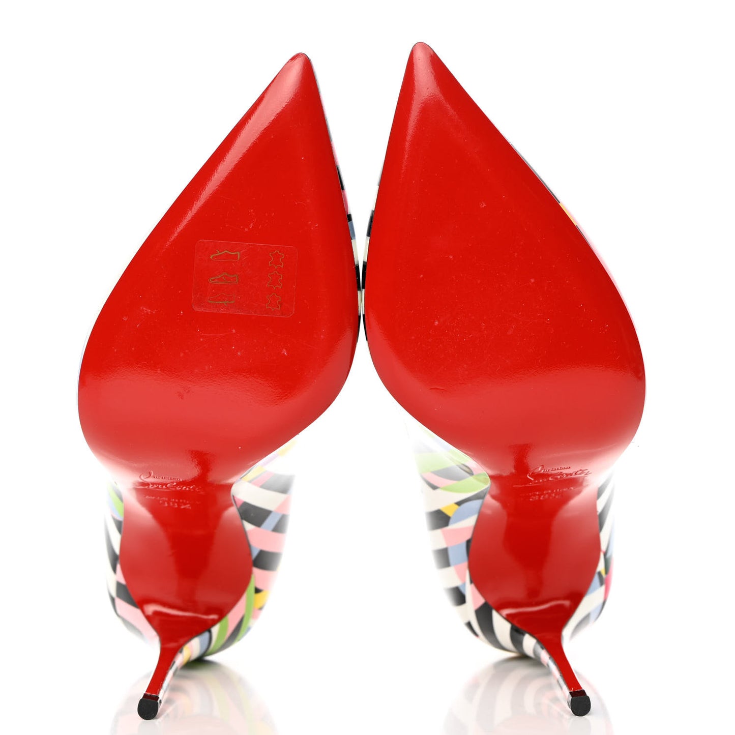 Patent Cinestripes Pigalle Follies 100 Pumps 38.5 Multi