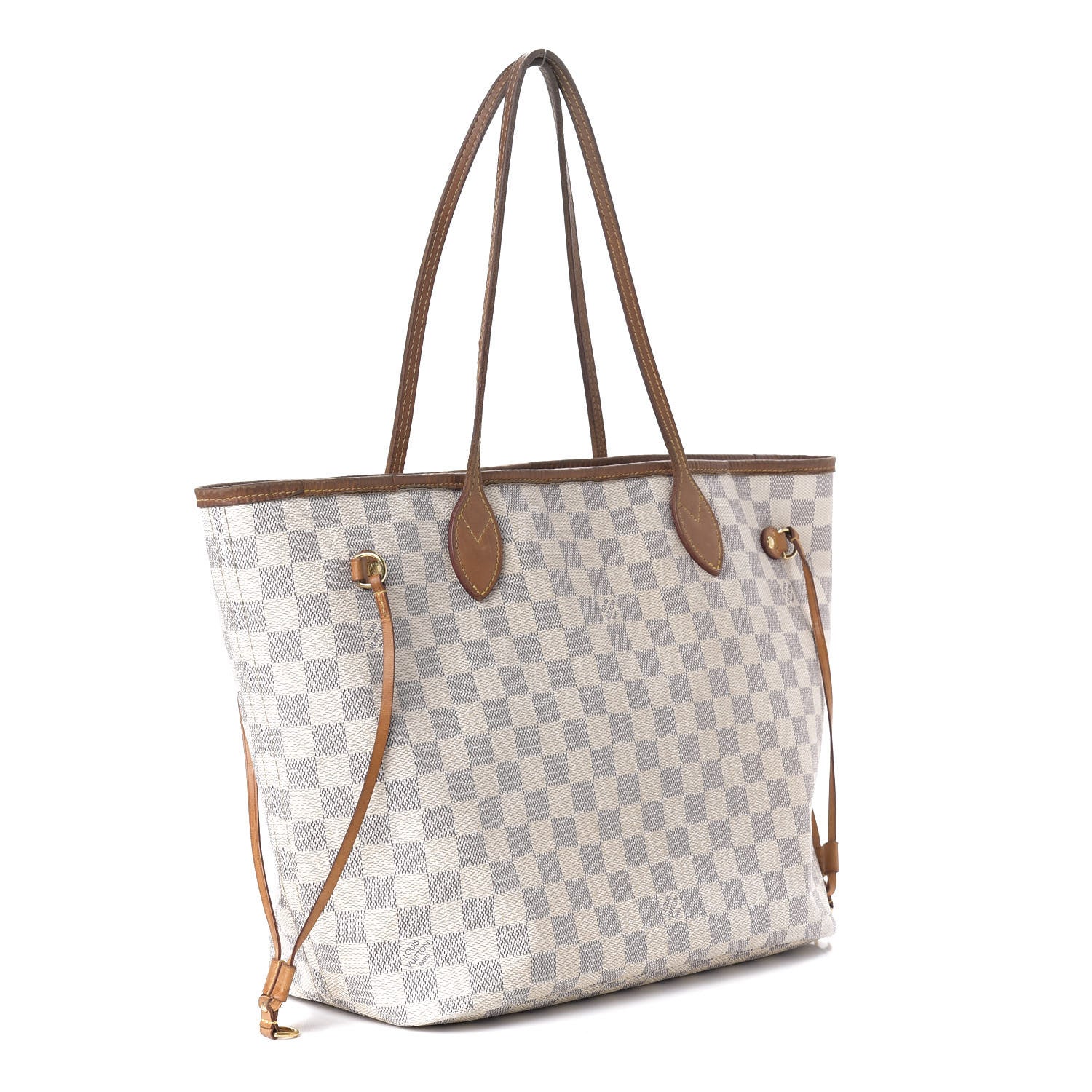 Louis Vuitton Damier Azur Neverfull MM 3 of 17