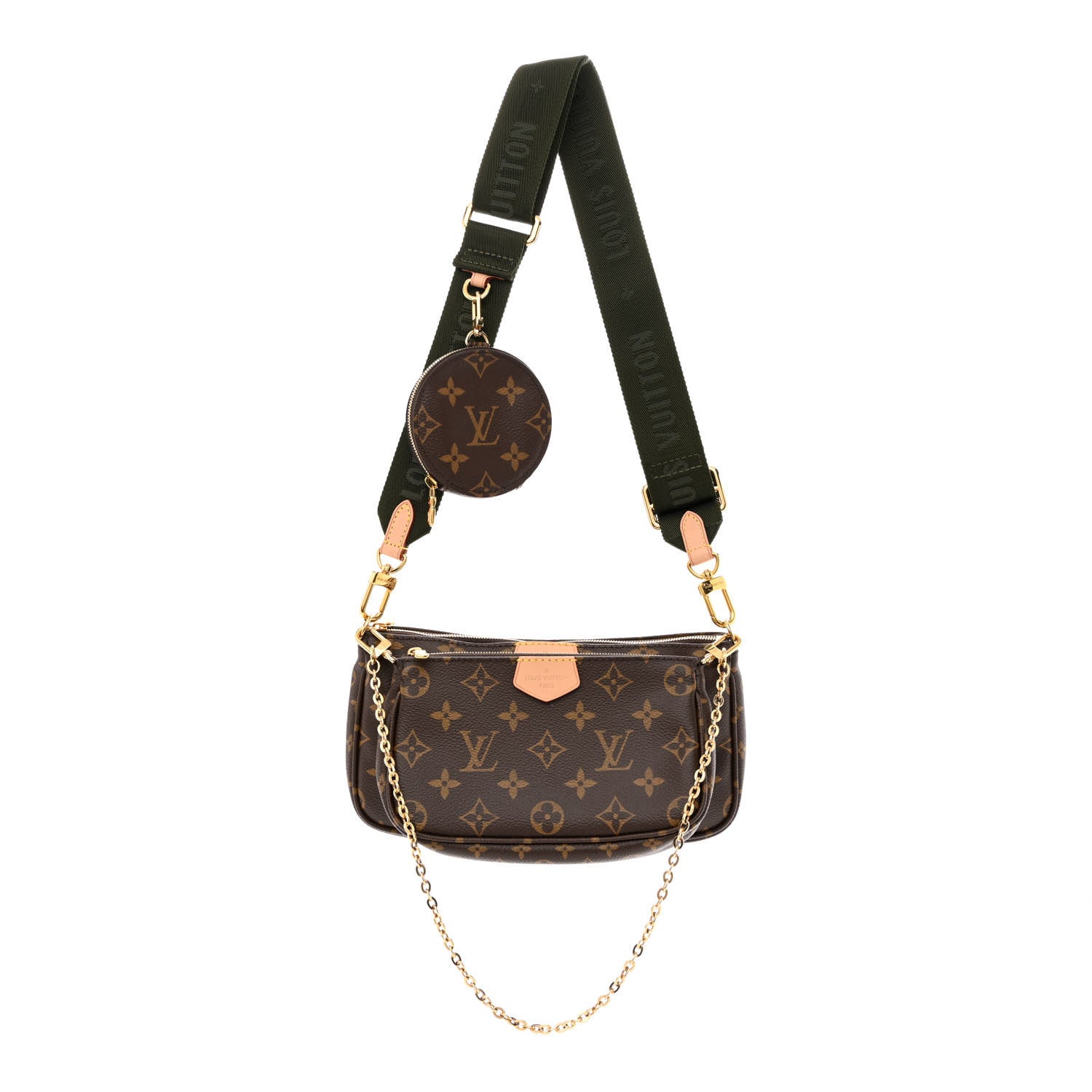 Louis Vuitton Monogram Multi Pochette Accessories Kaki 1 of 12