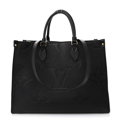 Louis Vuitton Empreinte Monogram Giant OnTheGo MM Black 1 of 10