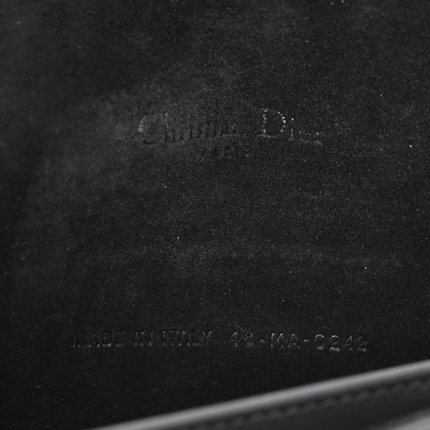Christian Dior Ultra Matte Calfskin Cannage Lady Dior Clutch Black 7 of 12