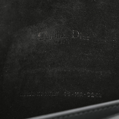 Christian Dior Ultra Matte Calfskin Cannage Lady Dior Clutch Black 7 of 12