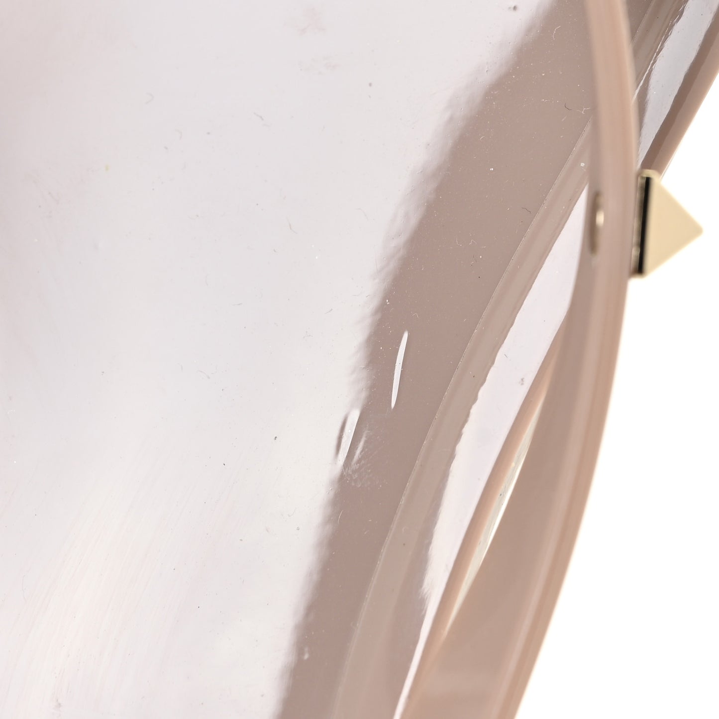 PVC Jelly Rockstud Bow Thong Sandals 38 Poudre