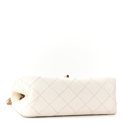 Chanel Aged Calfskin Quilted 2.55 Reissue Mini Flap White 4 of 11