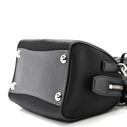Prada Nylon Saffiano Re-Edition 2005 Top Handle Crossbody Bag Black 9 of 9