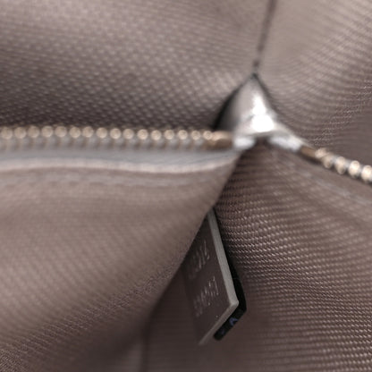 Gucci GG Supreme Monogram Emblem Medium Tote Bag  Beige Silver 7 of 10