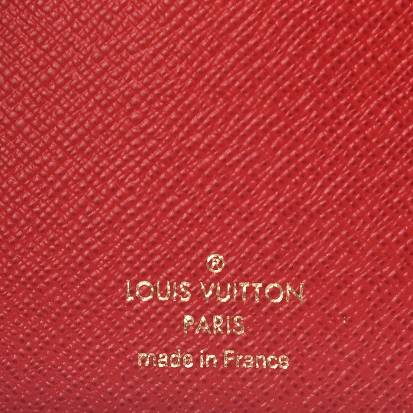 Damier Ebene Victorine Wallet Red