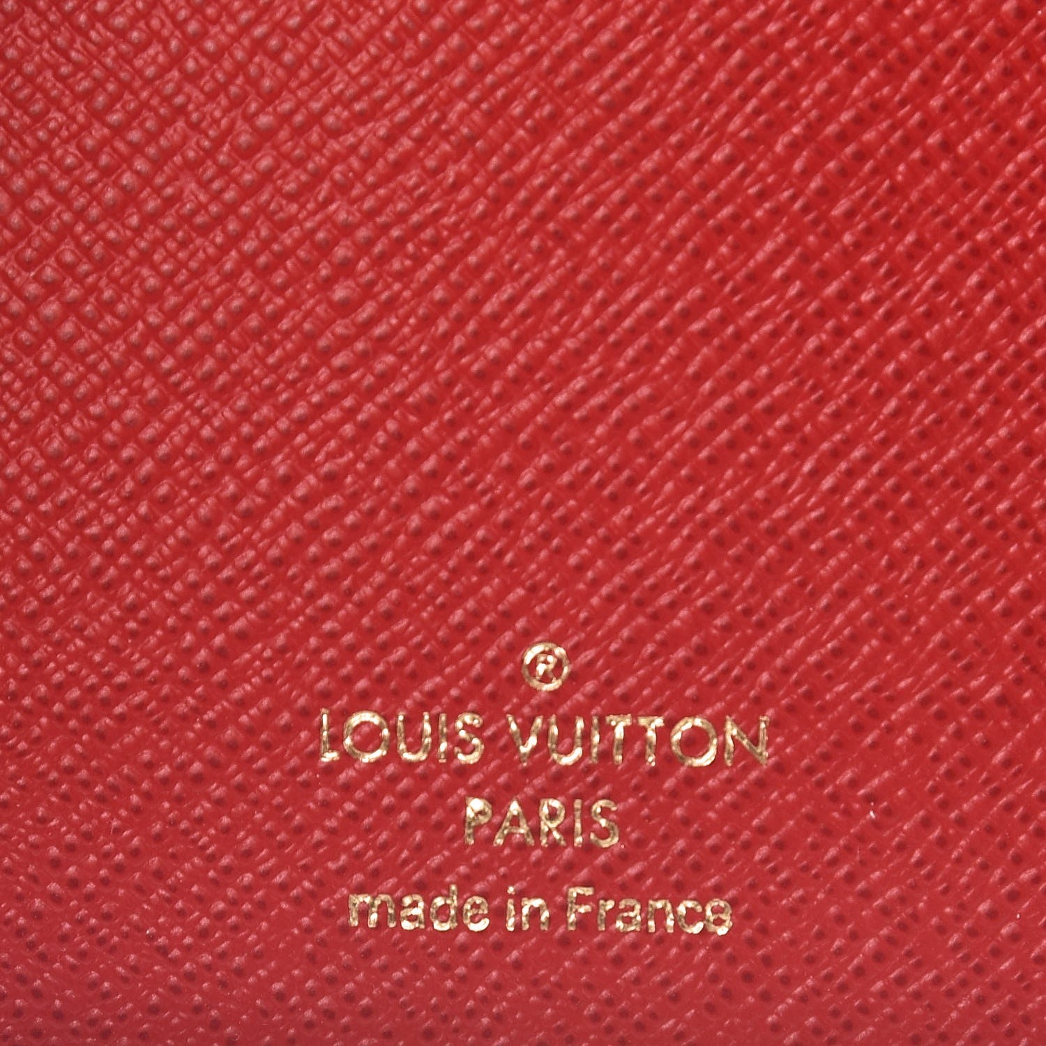 Louis Vuitton Damier Ebene Victorine Wallet Red 6 of 8