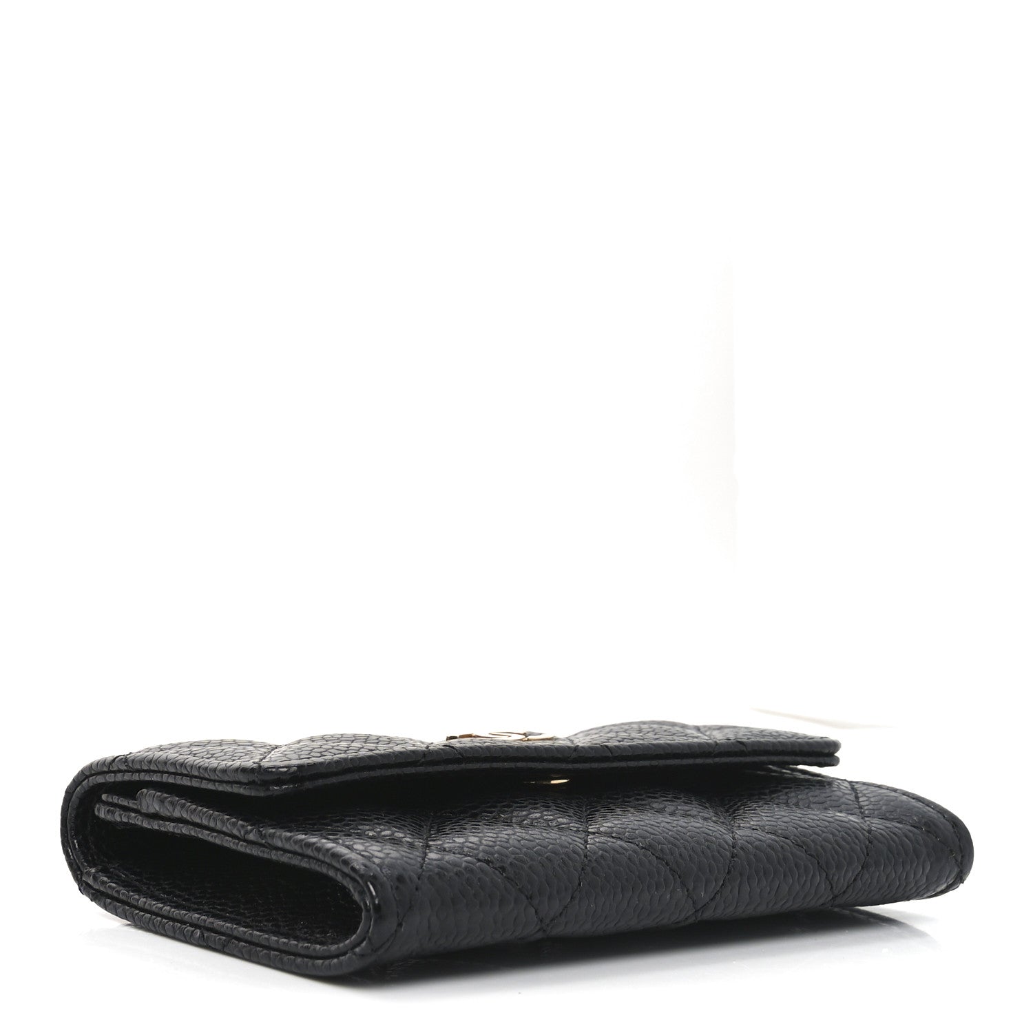 Chanel Caviar Quilted Flap Card Holder Black 4 of 9