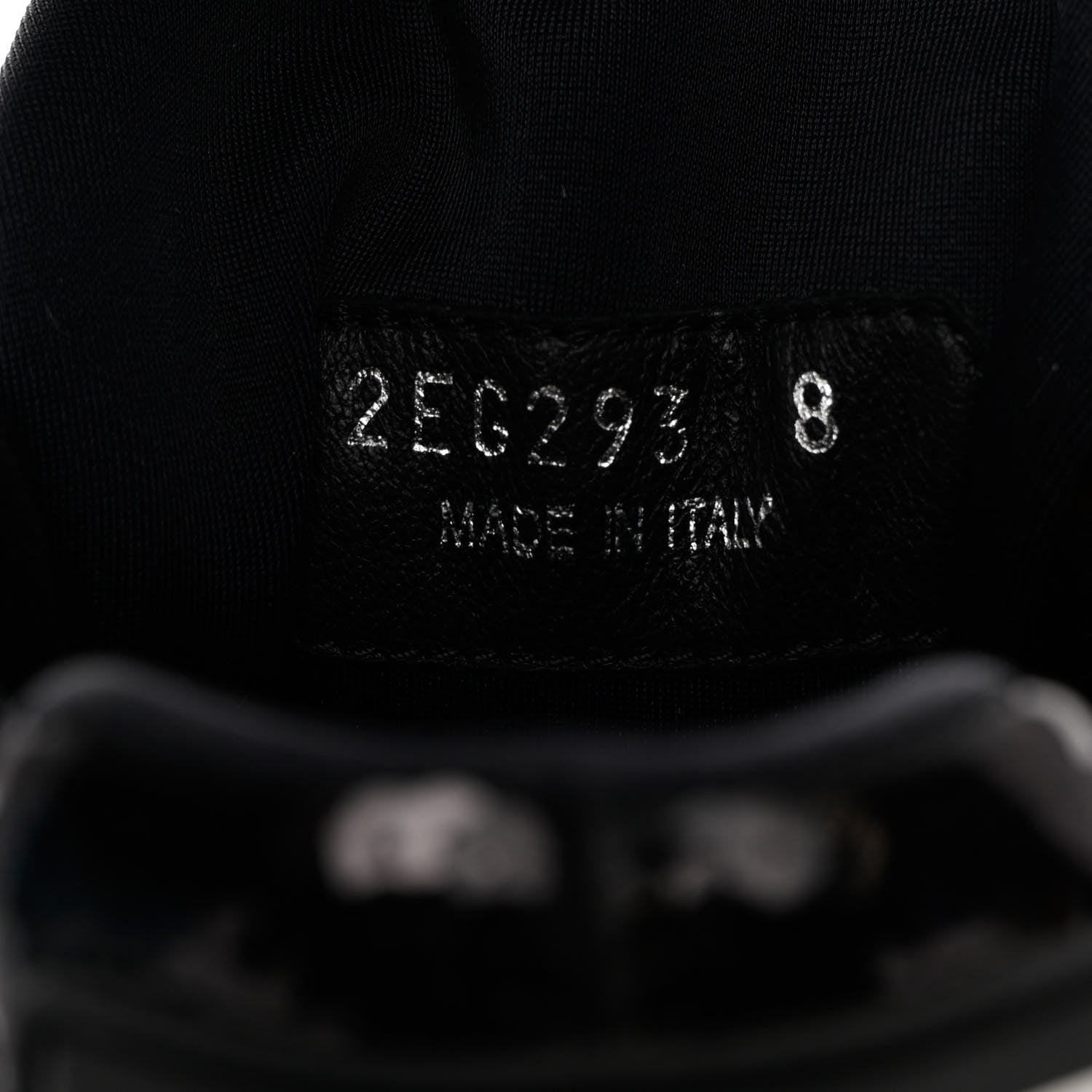 Prada Sequin Cotton Rubber Mens Cloudbust Thunder Sneakers 8 Black 7 of 14