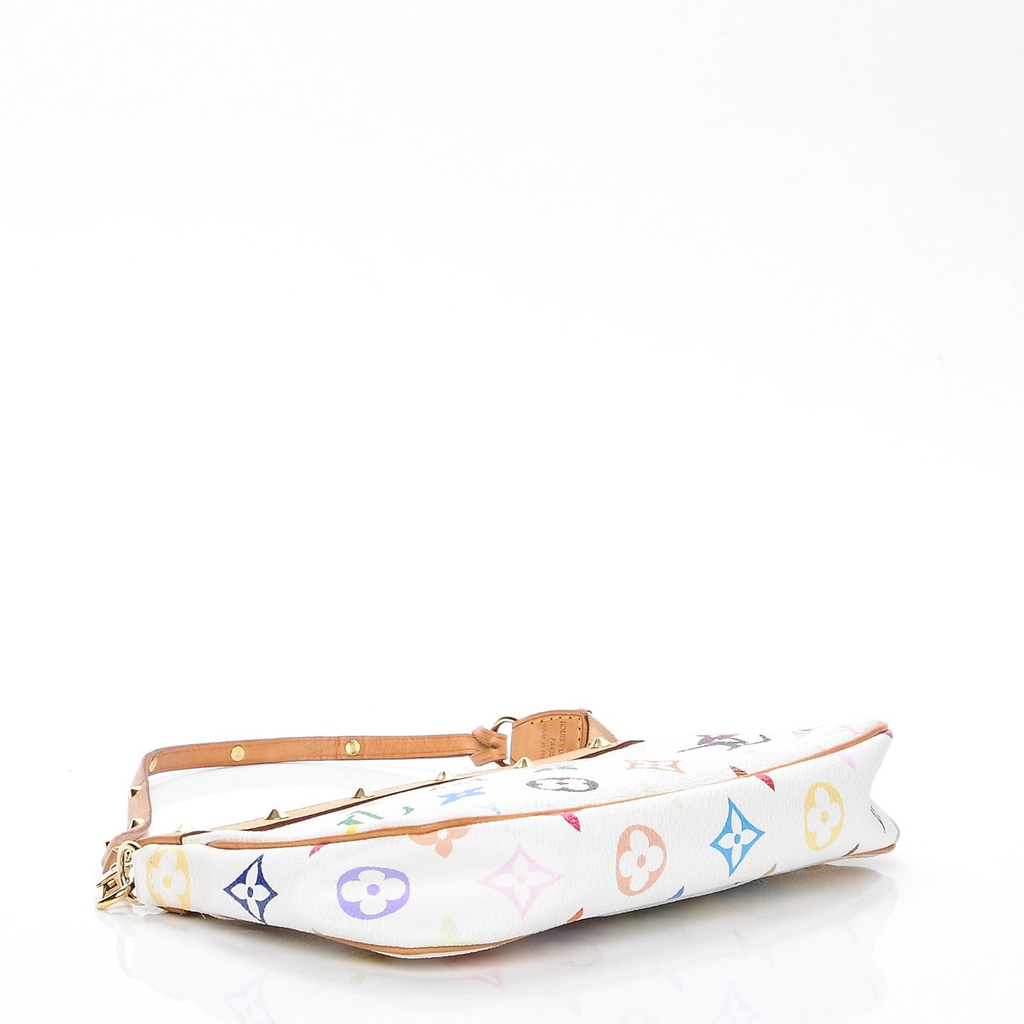 Monogram Multicolor Pochette Accessories White