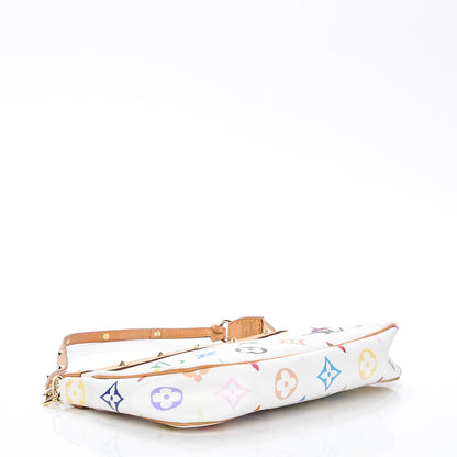 Louis Vuitton Monogram Multicolor Pochette Accessories White 4 of 6