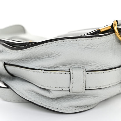 Chloe Calfskin Mini Marcie Round Crossbody Bag Faded Blue 9 of 13