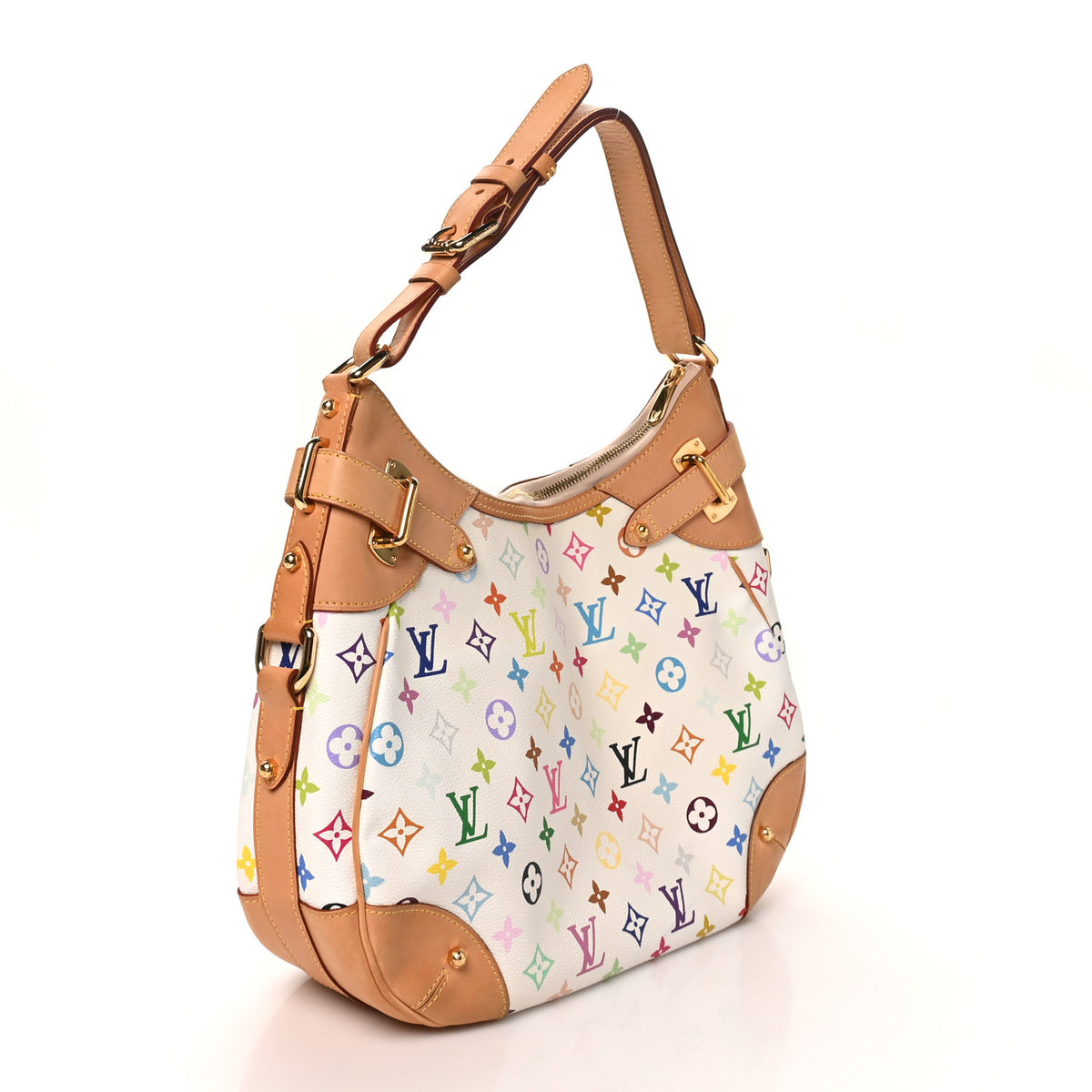 Louis Vuitton Monogram Multicolor Greta White 2 of 8