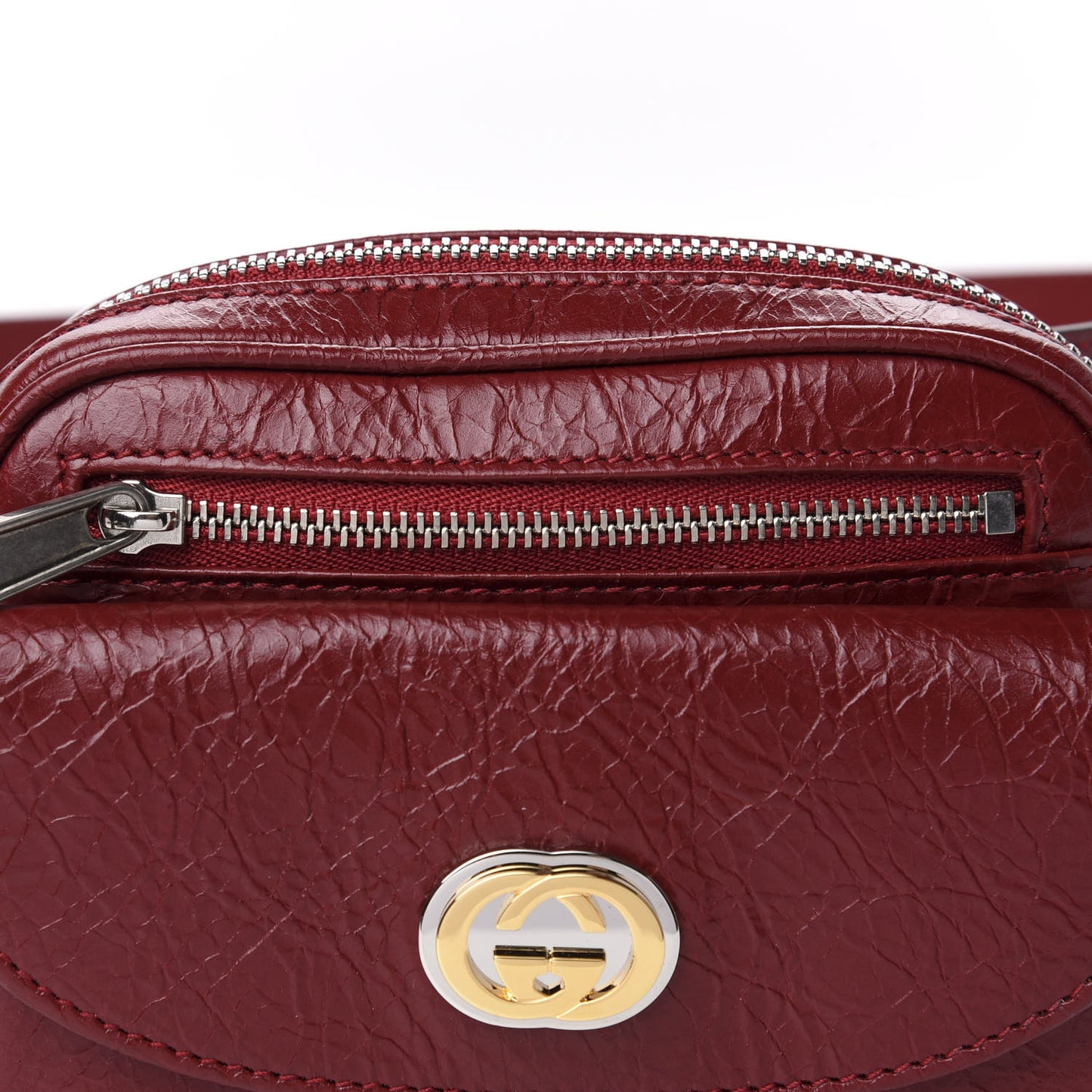 Fluffy Calfskin Mini Morpheus Belt Bag 90 36 Red