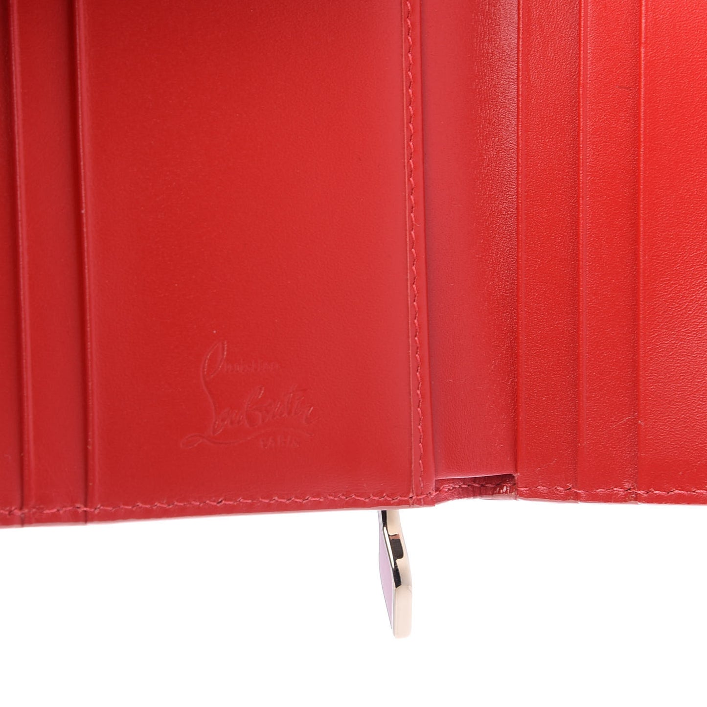 Calfskin Spiked Macaron Mini Spiked Wallet Ronsard