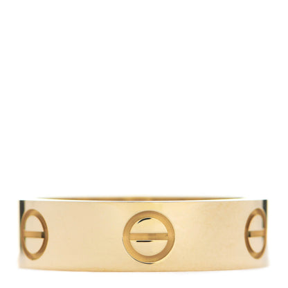 Cartier 18K Yellow Gold 5.5mm LOVE Ring 56 7.75 3 of 5