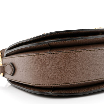 Gucci GG Supreme Monogram Web Small Ophidia Flap Messenger Bag Brown 9 of 10