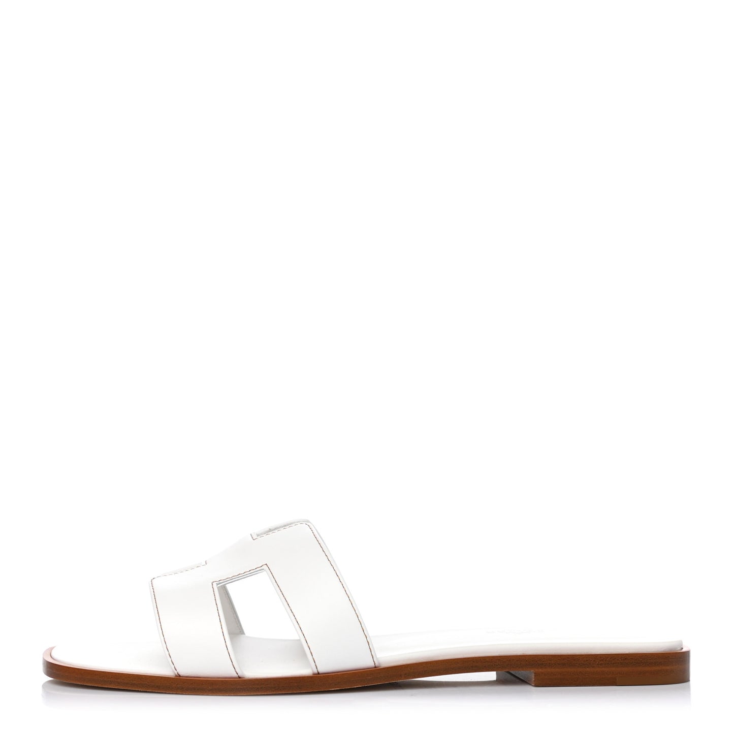 Box Calfskin Oran Sandals 39.5 White
