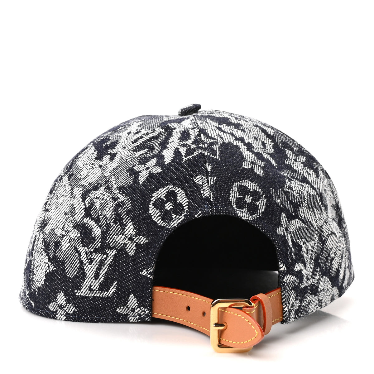 Louis Vuitton Monogram Tapestry Cap 60 Bleu 5 of 10
