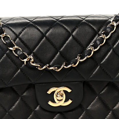 Chanel Lambskin Quilted Small Double Flap Black 9 of 12