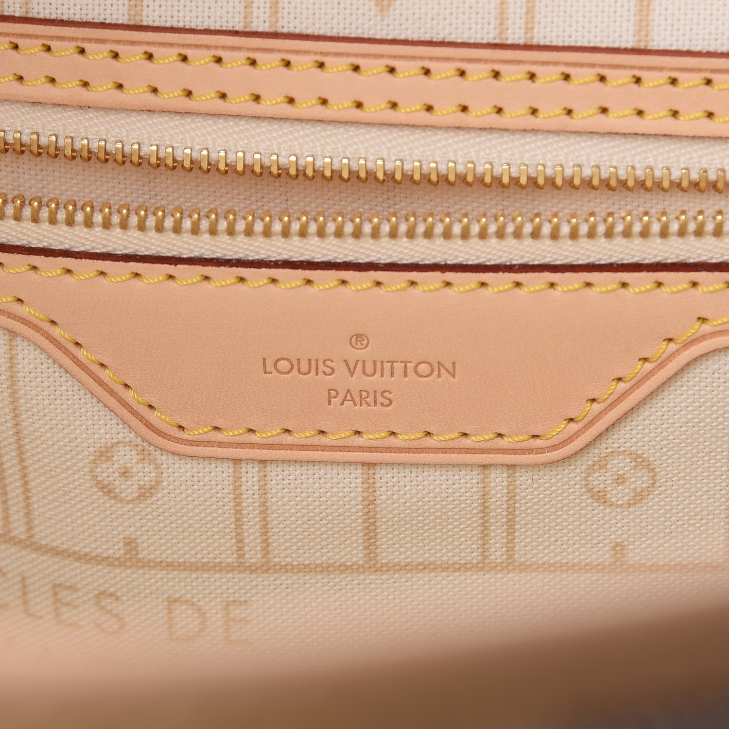 Louis Vuitton Damier Azur Neverfull MM 6 of 9