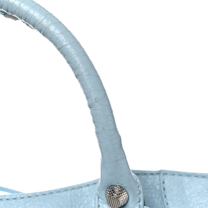 Balenciaga Agneau Giant 12 Silver Hardware Velo Bleu Dragee 14 of 21