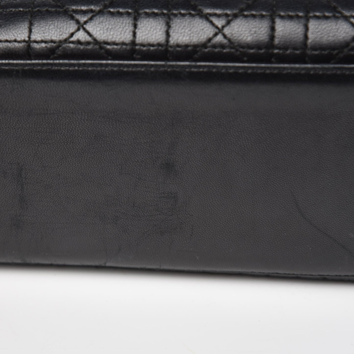 Lambskin Cannage Medium Lady Dior Black