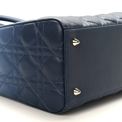 Christian Dior Lambskin Cannage Gradient Medium Lady Dior Blue 7 of 9