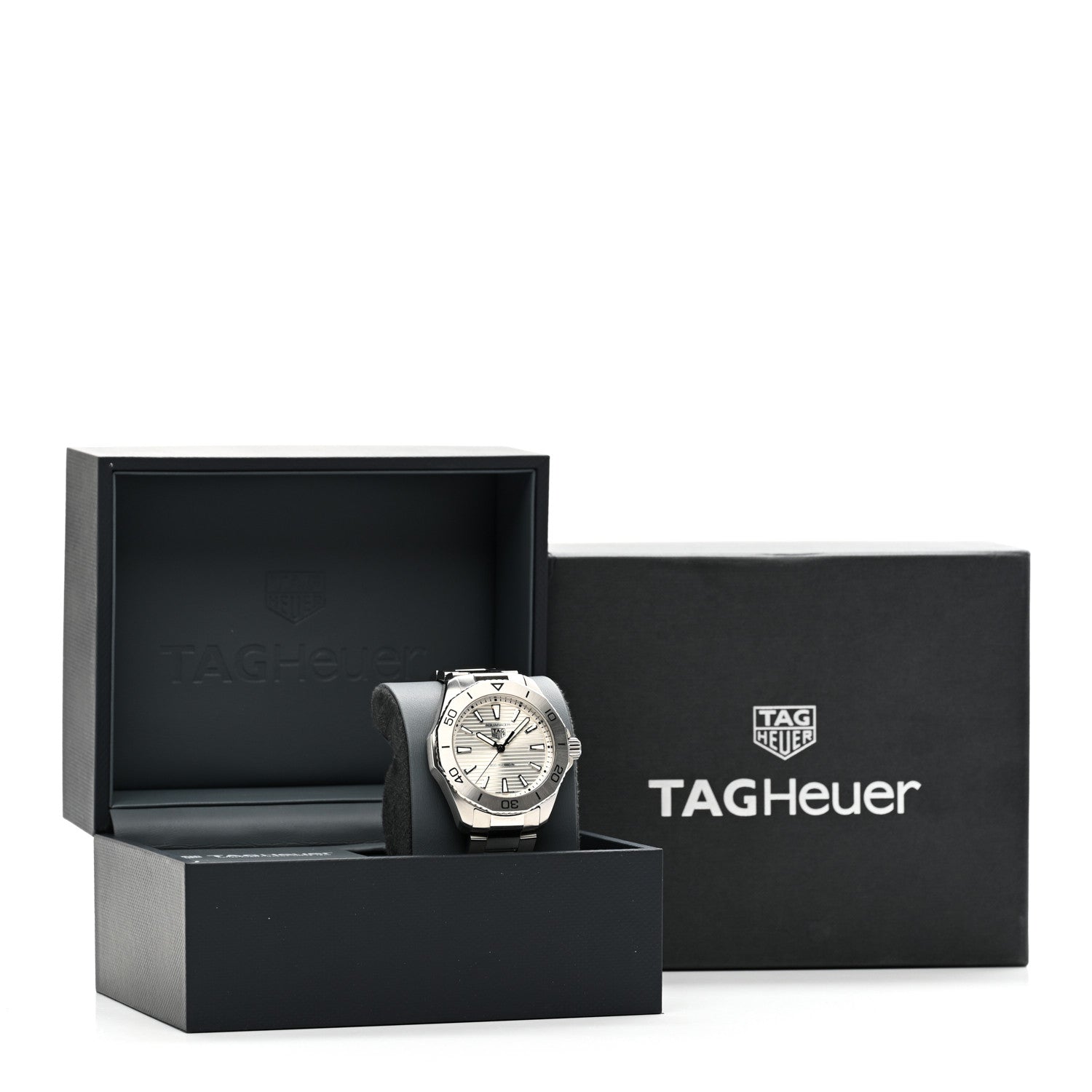 Tag Heuer Stainless Steel 40mm Aquaracer Professional 200 Solargraph Quartz Watch Silver WBP1111 5 of 5