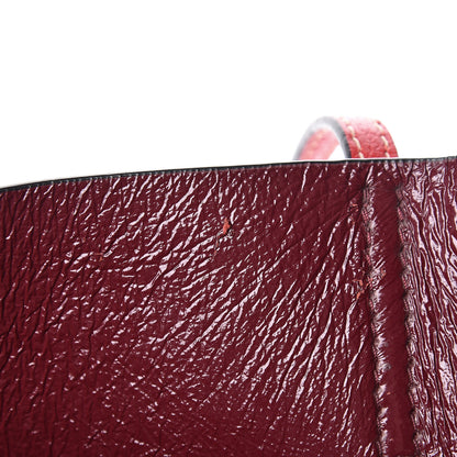 Marc Jacobs Grained Calfskin Grind Shopper Tote Red 9 of 16