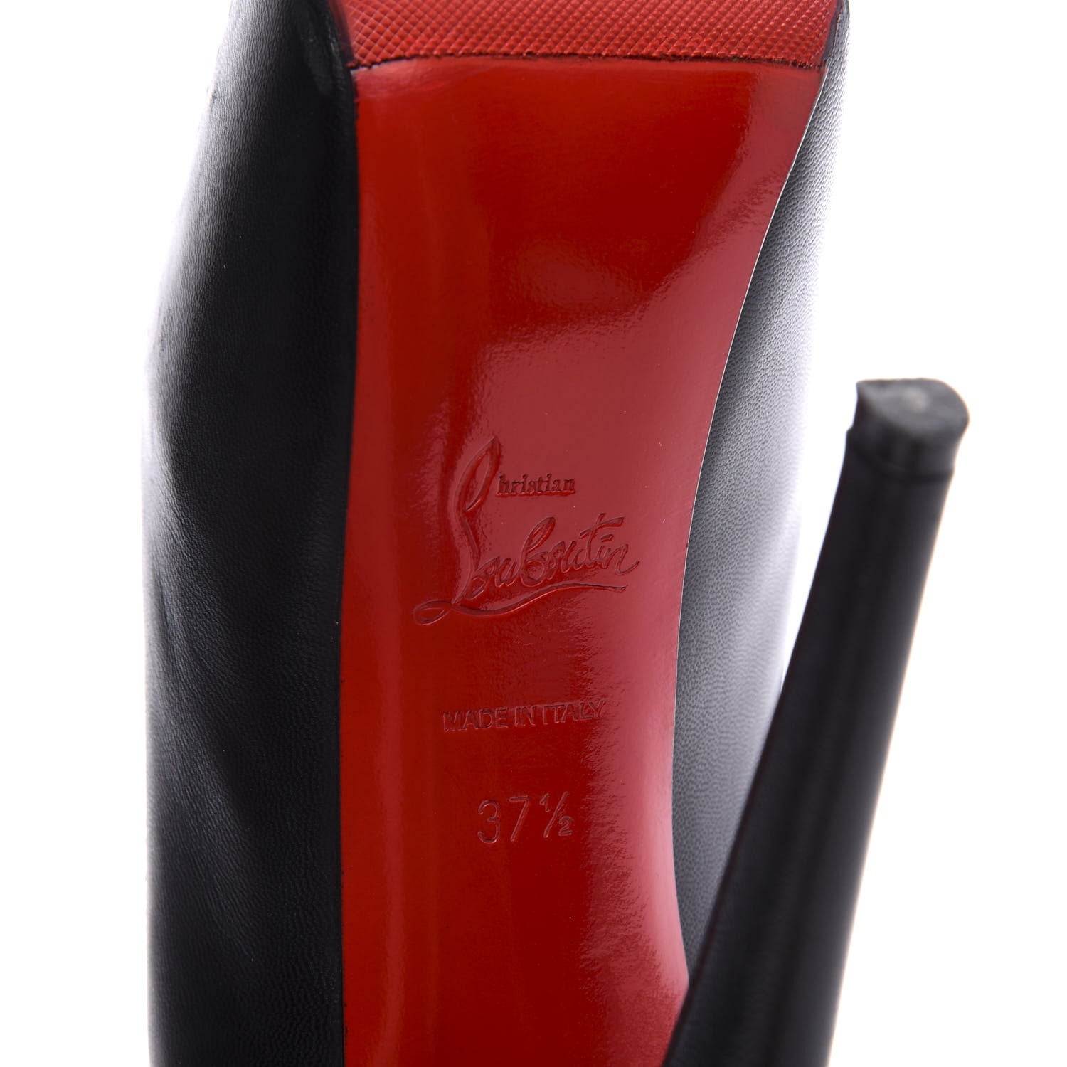 Christian Louboutin Kid Daffodile 160 Pumps 37.5 Black 9 of 10