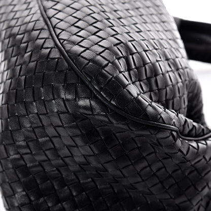 Bottega Veneta Nappa Intrecciato Drawstring Hobo Bag Black 13 of 15