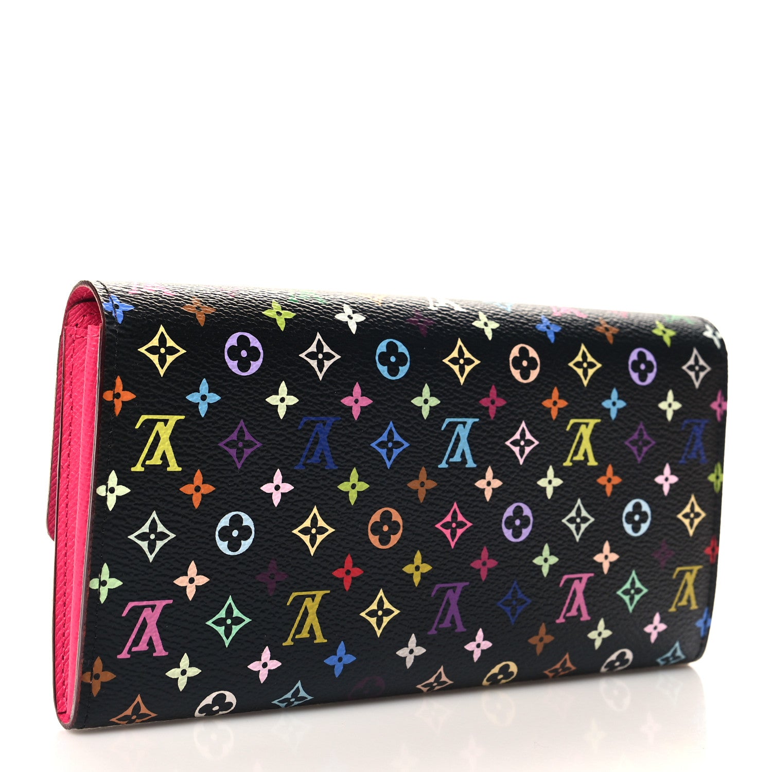 Louis Vuitton Monogram Multicolor Sarah Wallet Black Grenade 3 of 7