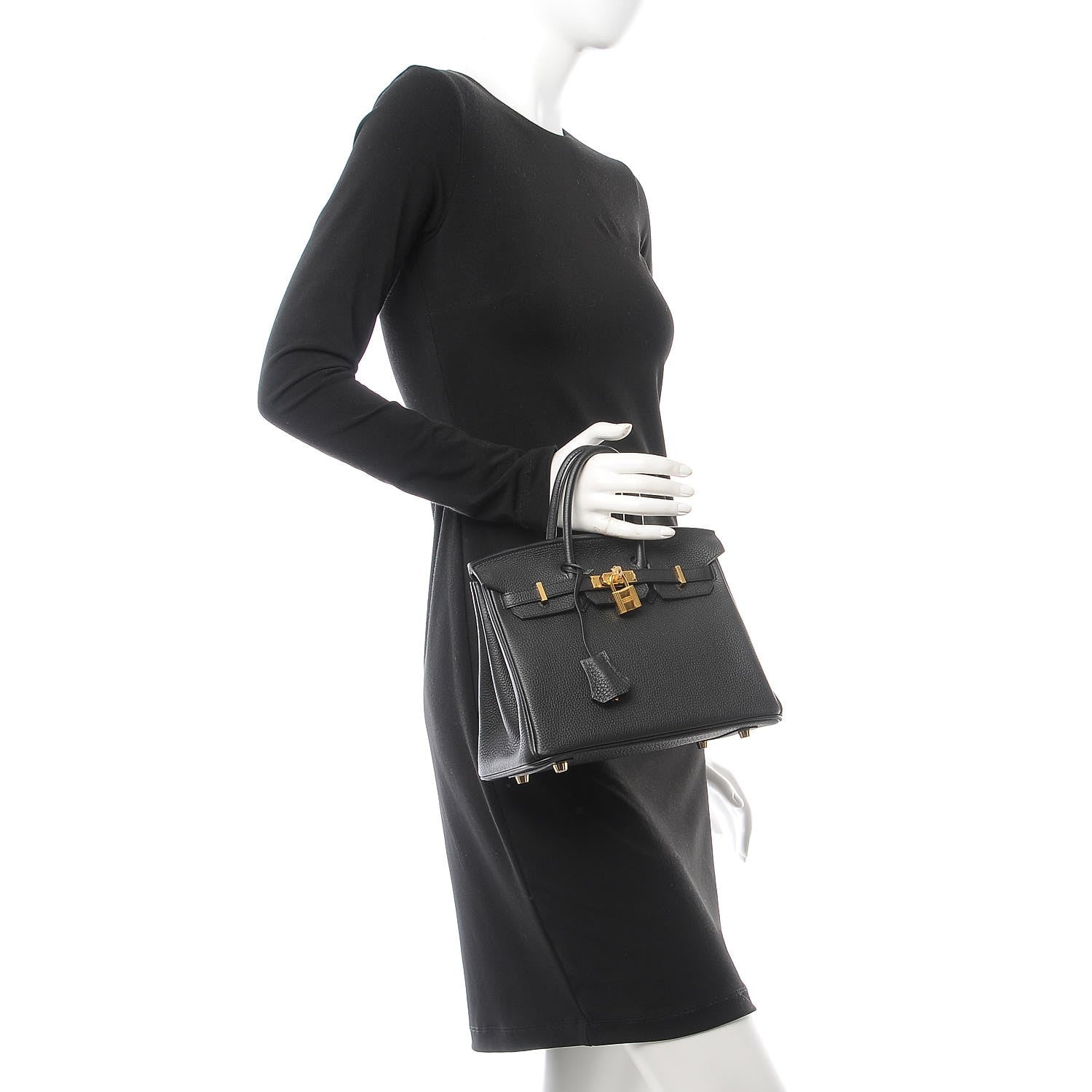 Hermes Togo Birkin 25 Black 2 of 34