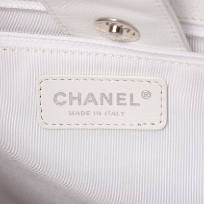 Chanel Calfskin Cerf Executive Shopper Tote White 7 of 17