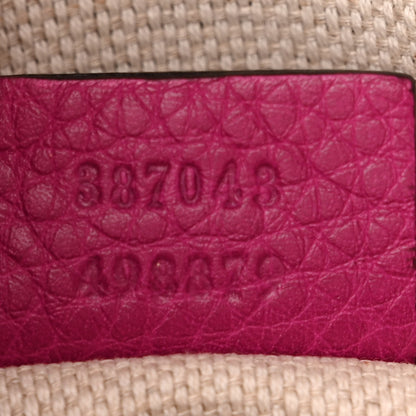 Gucci Cellarius Calfskin Small Soho Chain Shoulder Bag Bright Bouganville 7 of 10