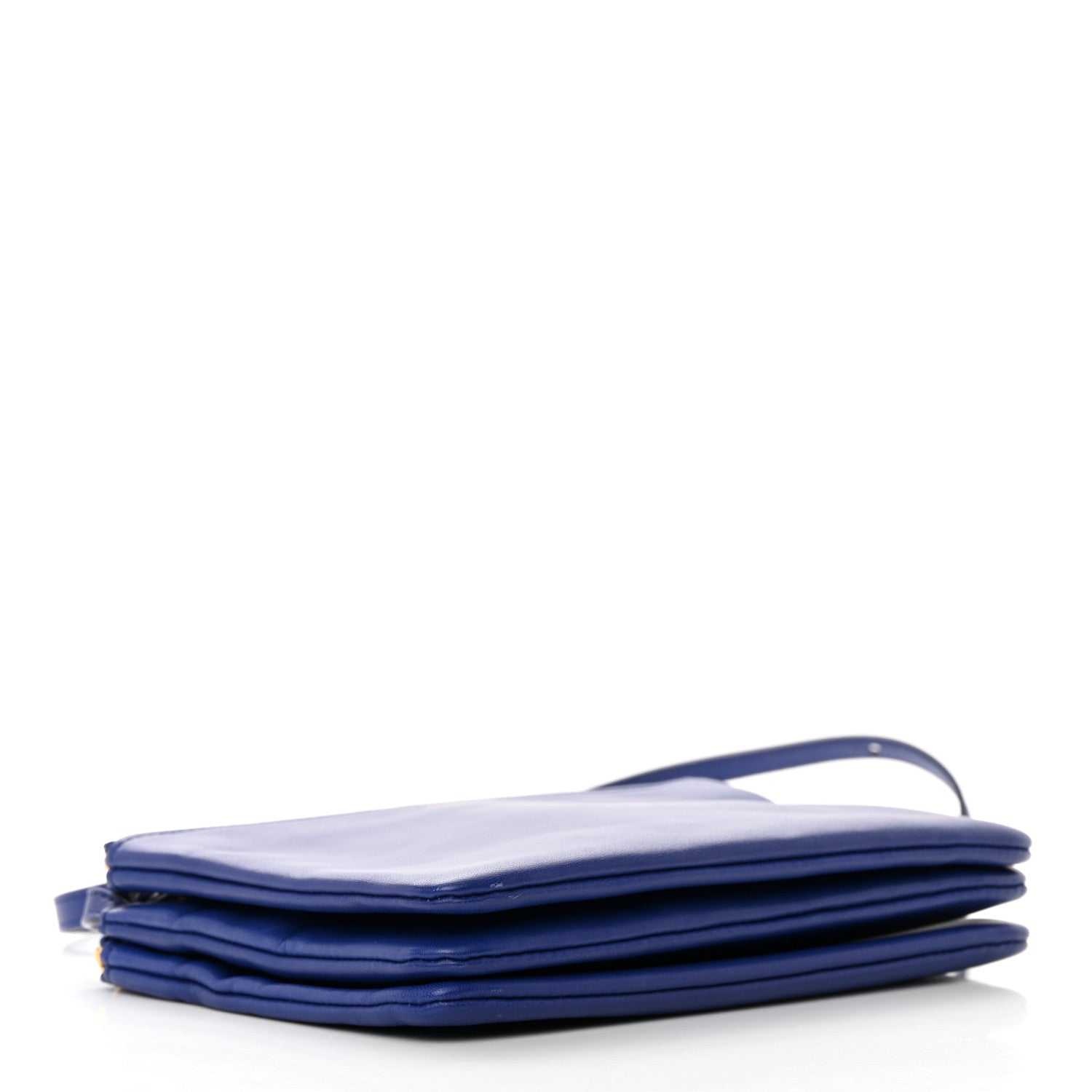 Celine Lambskin Small Trio Crossbody Bag Indigo 4 of 19