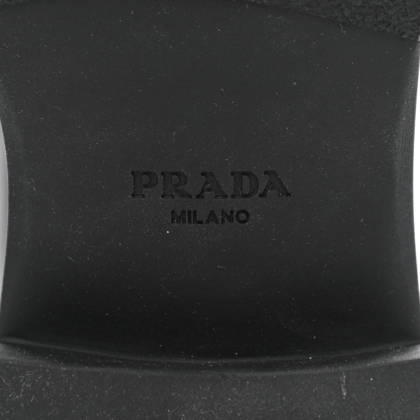 Spazzolato Metal Triangle Logo 50mm Loafers 38 Black