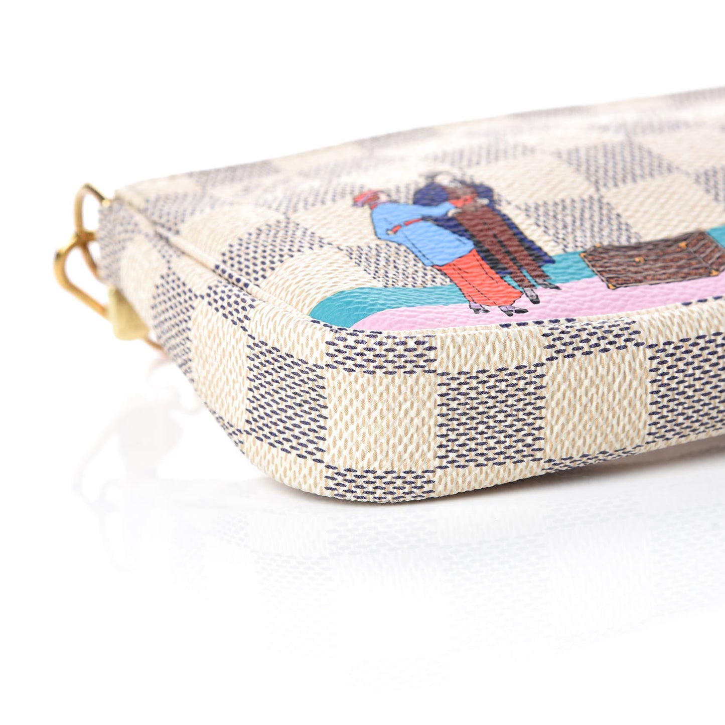 Damier Azur 2016 Christmas Animation Mini Pochette Accessories
