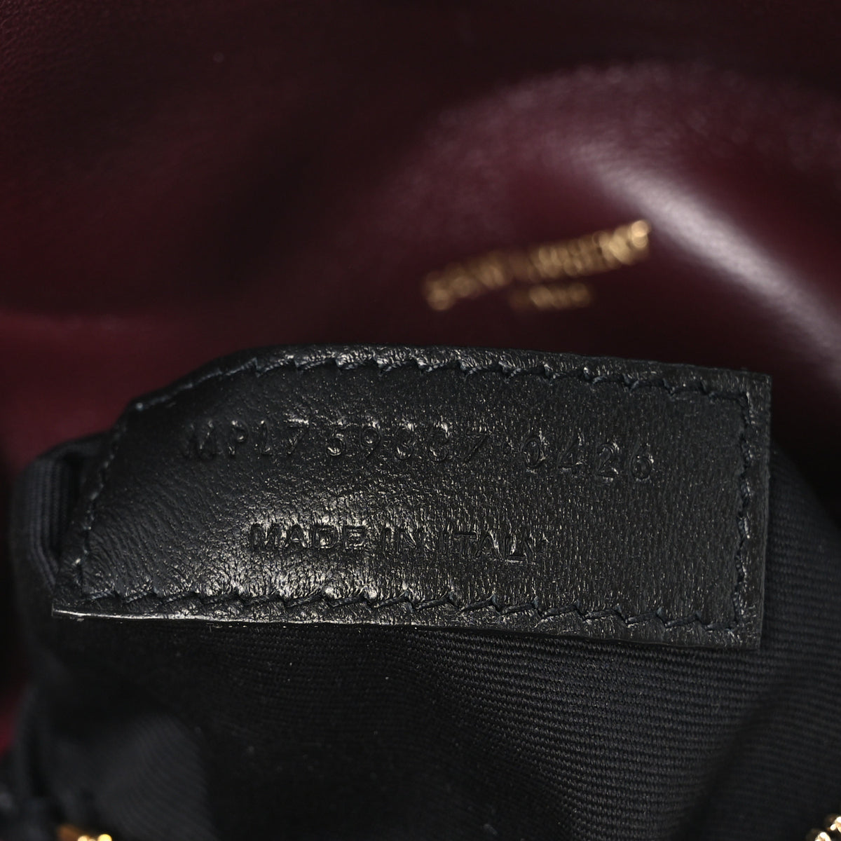 Lambskin Quilted Toy Loulou Puffer Monogram Chain Satchel Rouge Cabernet