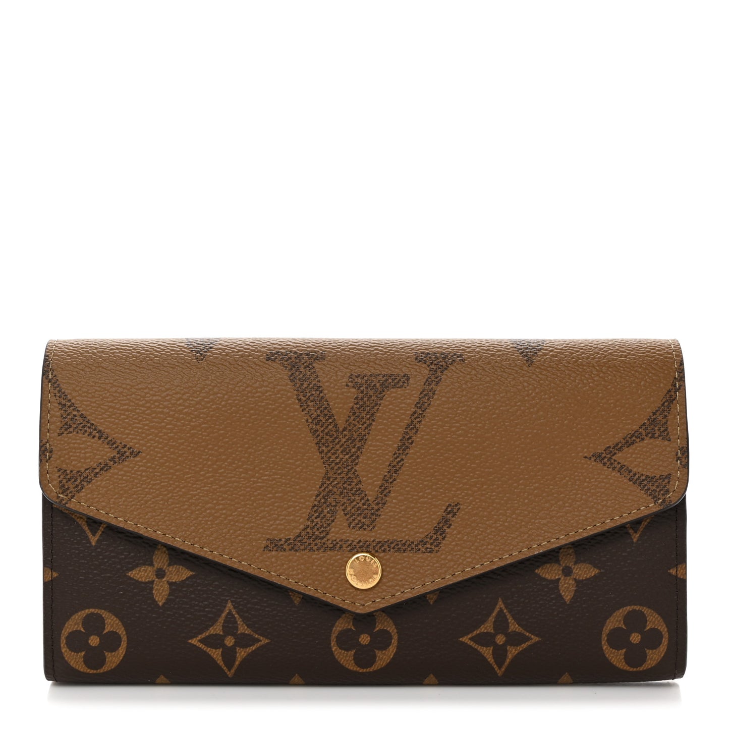Reverse Monogram Giant Sarah Wallet
