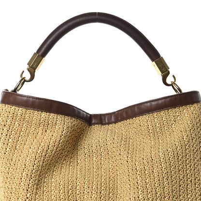 Saint Laurent Raffia Large Roady Natural Brown 10 of 10