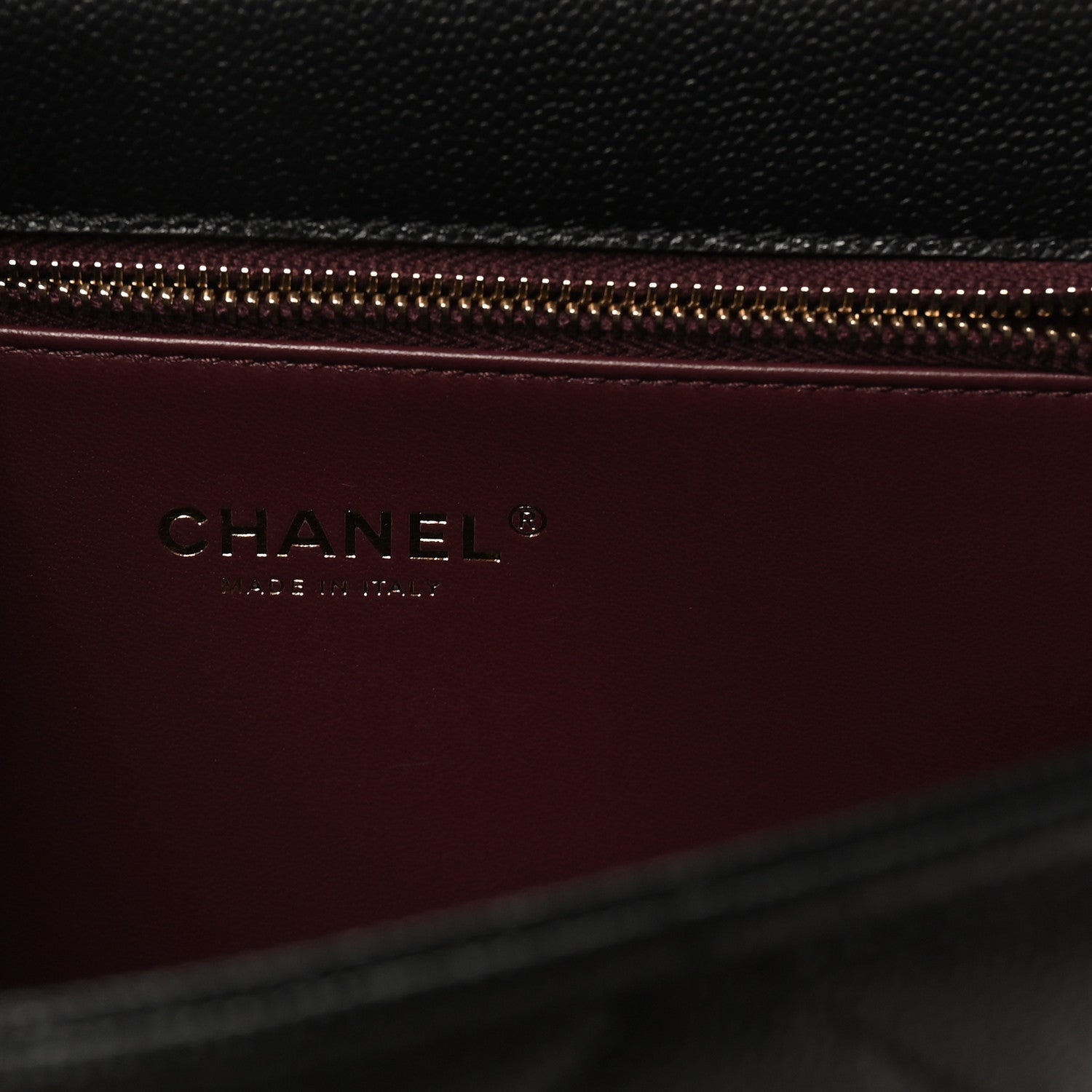 Chanel Caviar Quilted Chain Frame Flap Black 5 of 10
