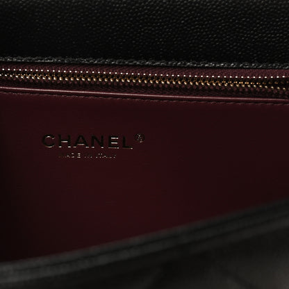 Chanel Caviar Quilted Chain Frame Flap Black 5 of 10
