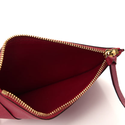 Louis Vuitton Calfskin Jeanne Wallet Zippered Insert Fuchsia 5 of 6