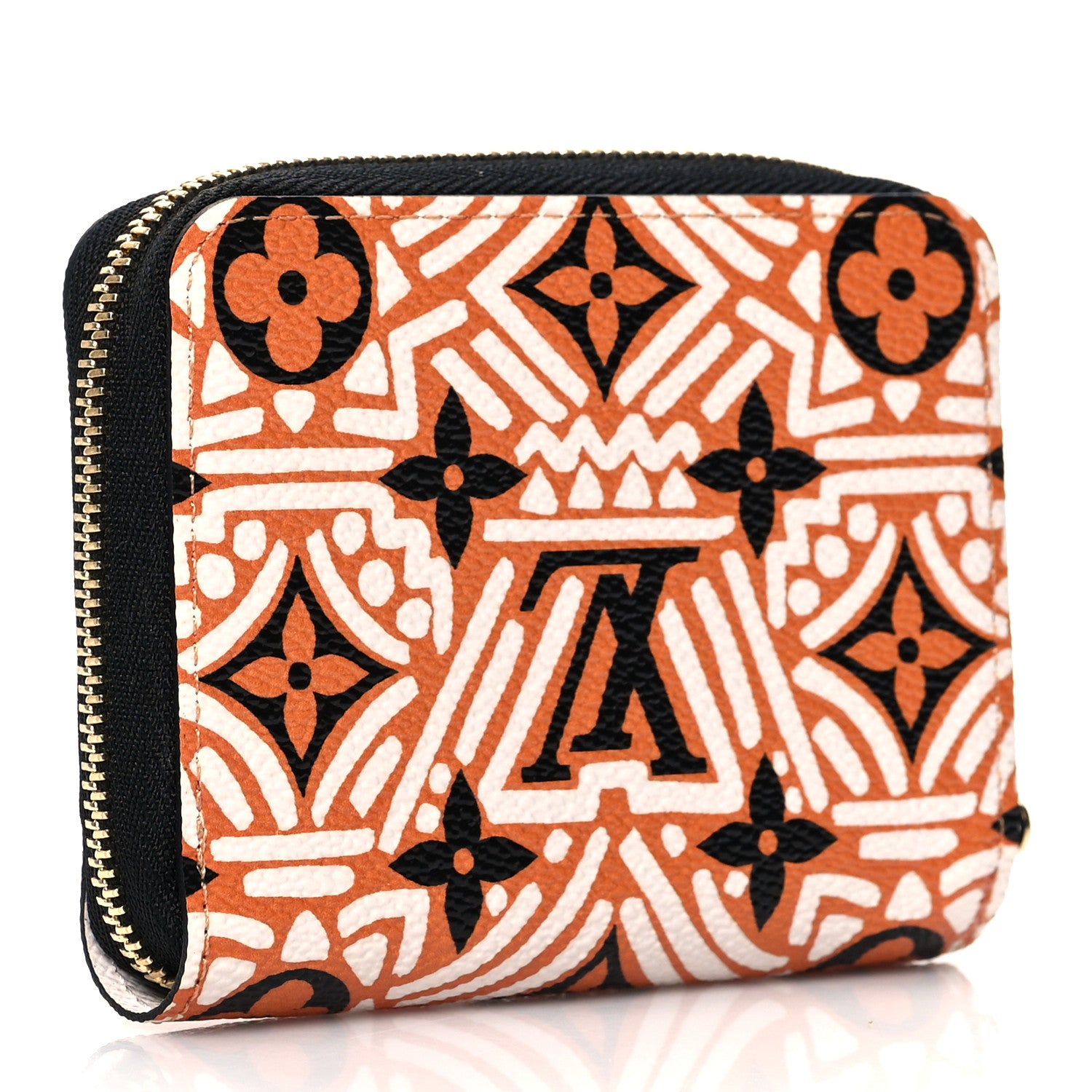 Louis Vuitton Monogram Giant Crafty Zippy Coin Purse Creme Caramel 3 of 7